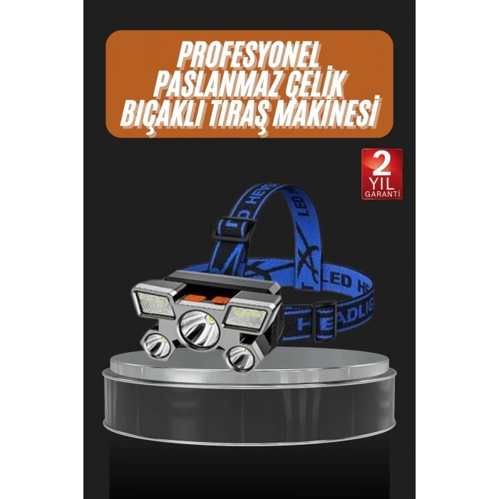 BFS El Feneri Süper Kafa Lambası 4 Modlu 5 Led Kafa Feneri