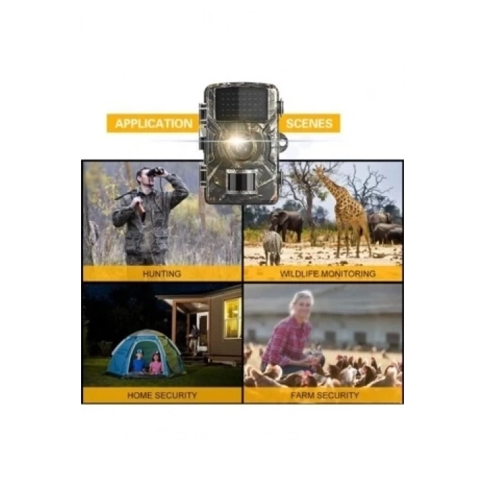 BFS Fotokapan Kamera 12mp 1080p Doğa Ve Outdoor Gece Görüşlü Kamera Su Geçirmez