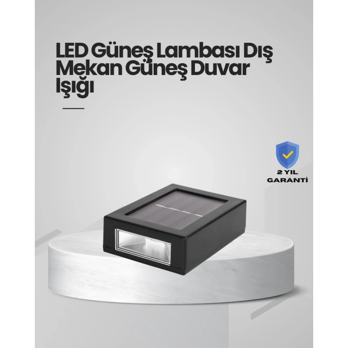 BFS Güneş Enerjili LED Duvar Aydınlatması