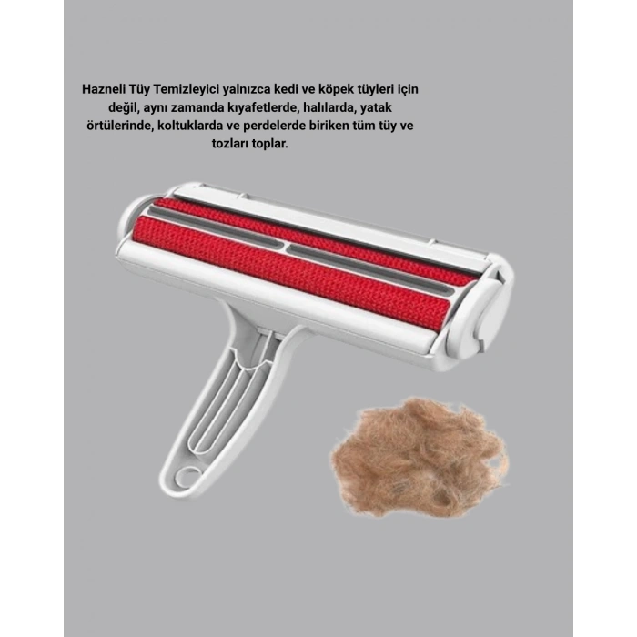 BFS Hazneli Pratik Tüy Temizleyici Kıyafet ve Mobilya Tüy Alma Aracı