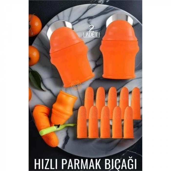 BFS  Hızlı Parmak Bıçağı Başparmak Sebze Kesici 2 li set