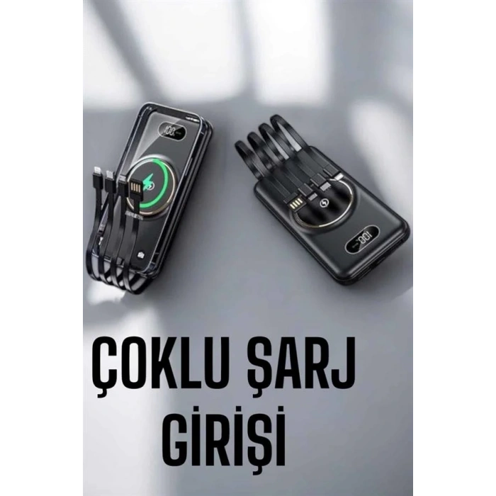 BFS Hızlı Şarj Dijital Göstergeli Powerbankli Çoklu Şarj Özelliği