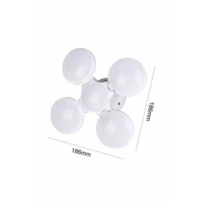 BFS Kamp Lambası Güneş Enerjili Solar 5 Kanatlı Katlanır Lamba Karavan