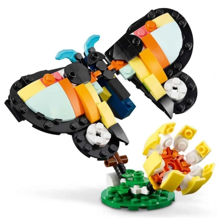 BFS  LEGO Creator 3ü 1 Arada Vahşi Hayvanlar: Tropikal Tukan Kuşu 31173