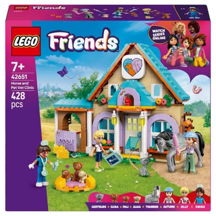 BFS  LEGO Friends At ve Evcil Hayvan Veteriner Kliniği 42651