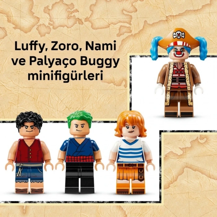 BFS LEGO ONE PIECE Palyaço Buggynin Sirk Çadırı 75637