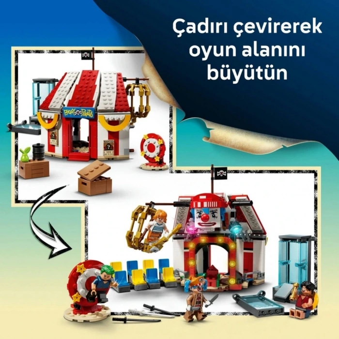 BFS LEGO ONE PIECE Palyaço Buggynin Sirk Çadırı 75637