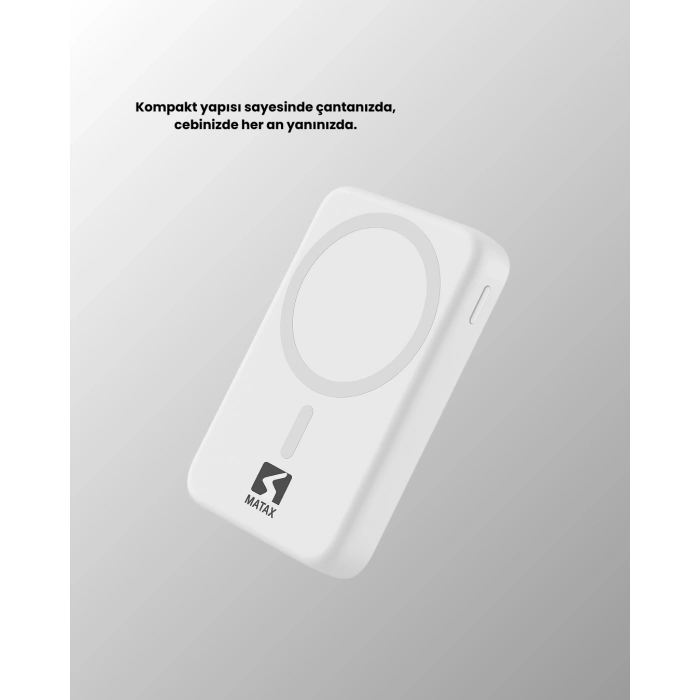 BFS MagSafe Manyetik Powerbank – iPhone İçin Hızlı, Kablosuz ve Güvenli Şarj