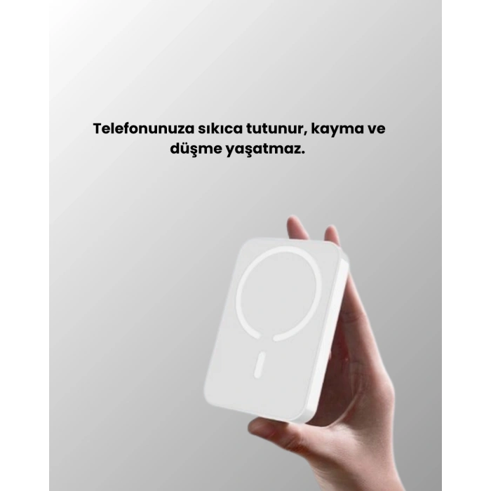 BFS MagSafe Manyetik Powerbank – iPhone İçin Hızlı, Kablosuz ve Güvenli Şarj