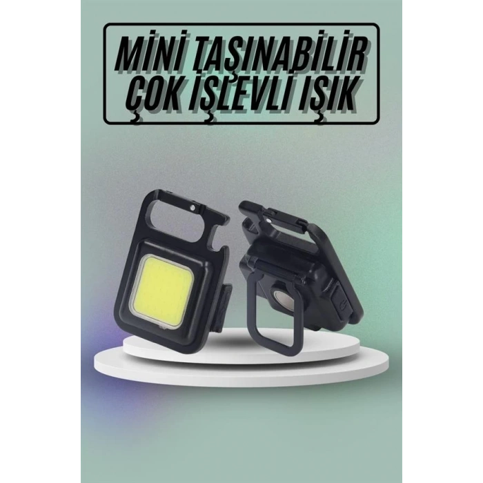 BFS Mıknatıslı Parlak Led Işık 3 Fonksiyonlu Şarj edilebilir Ledli Mini Taşınabilir
