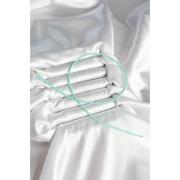 Mey İthalat® Mıknatıslı Turkuaz Renk Sarmal Kadın Bileklik