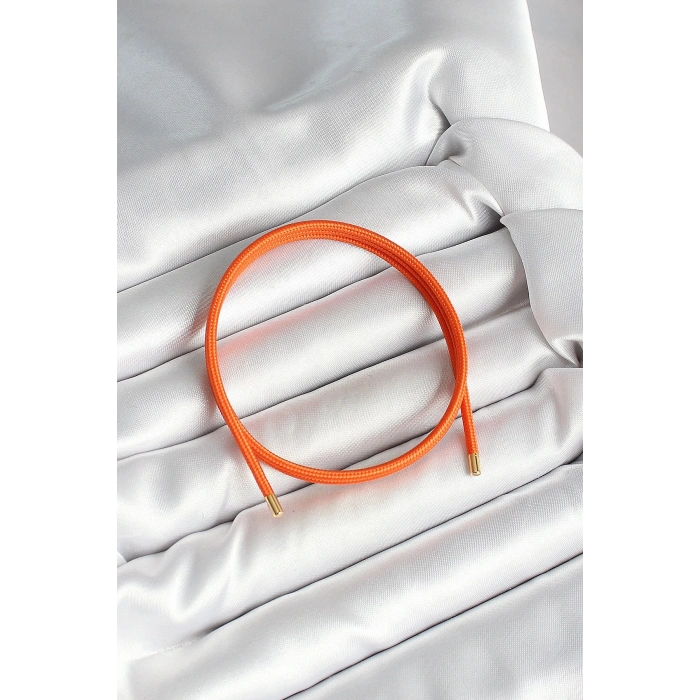 Mey İthalat® Mıknatıslı Turuncu Renk Sarmal Kadın Bileklik