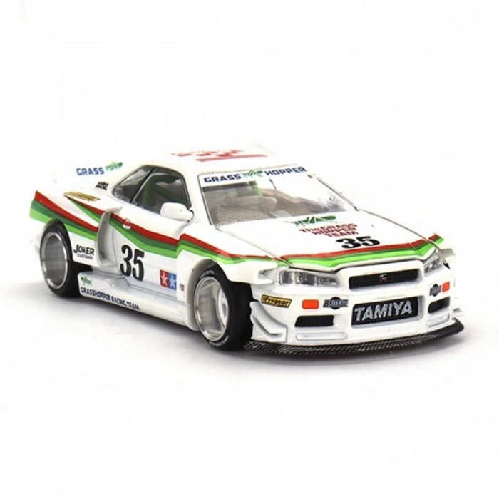 BFS Mini GT 1/64 Nissan Skyline GT-R (R34) TAMIYA x KAIDO HOUSE The GRHOPPER V1