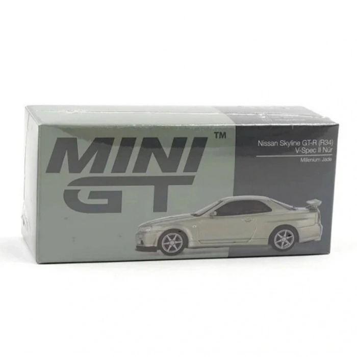 BFS Mini GT 1/64 Nissan Skyline GT-R (R34) V-Spec II Nür Millenium Jade