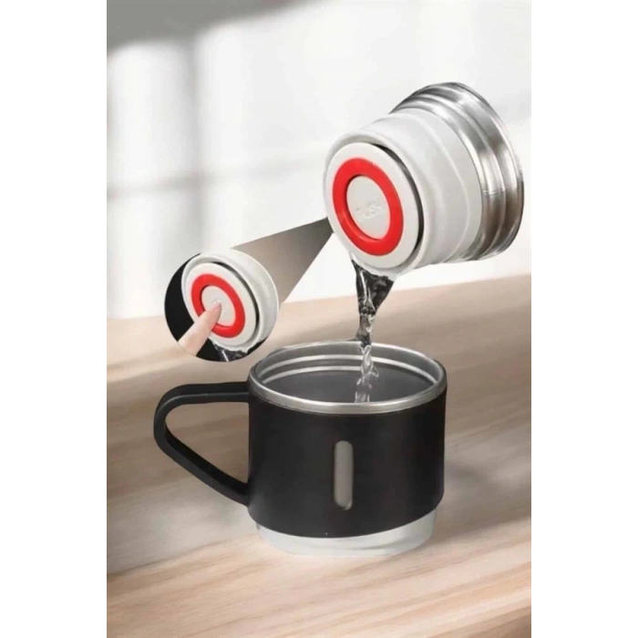 BFS Paslanmaz Çelik 3’lü Termos Seti Vakumlu ve 8 Saat Isı Koruma