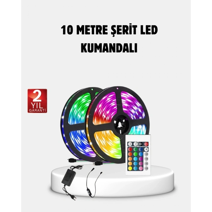 BFS RGB Smart Şerit LED – TV Arkası ve Dekoratif Alanlar İçin Işık Şeridi