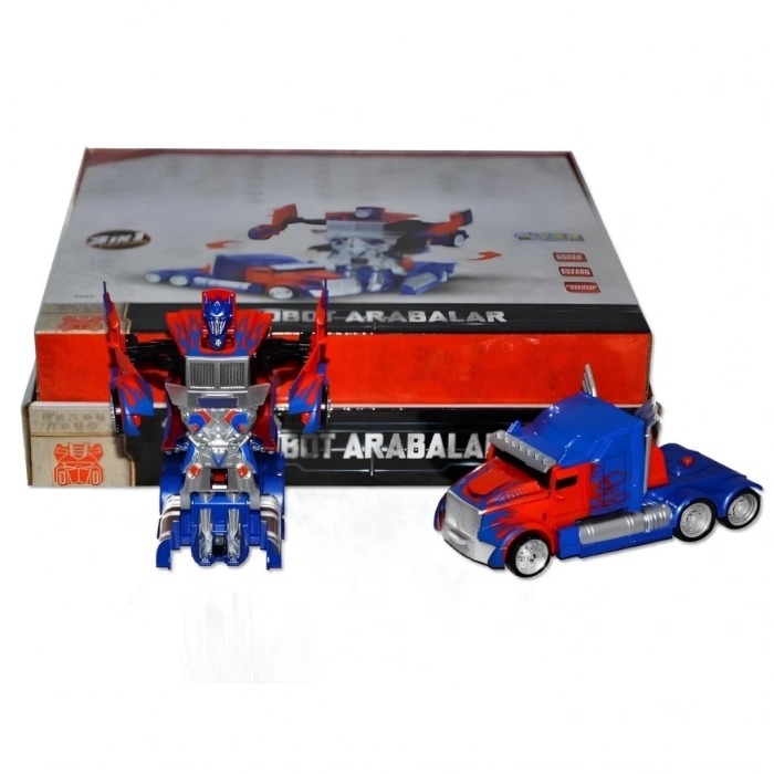 BFS   Robot Olan Araba Mavi Kırmızı CN1999