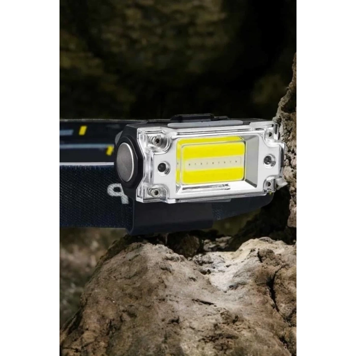 BFS Şarjlı Kafa Feneri Suya Dayanıklı Ayarlanabilir Kamp Feneri