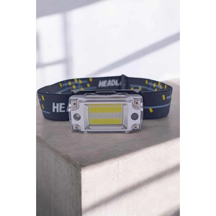 BFS Şarjlı Kafa Feneri Suya Dayanıklı Ayarlanabilir Kamp Feneri