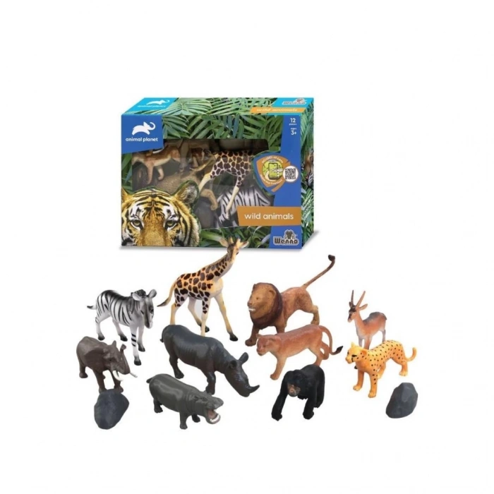 BFS  SH-5901 Vardem Kutulu 12 Parça Vahşi Hayvan Seti