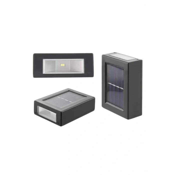 BFS Solar Lamba Dekoratif Aplik Su Geçirmez Led Işıklı Duvar Lambası