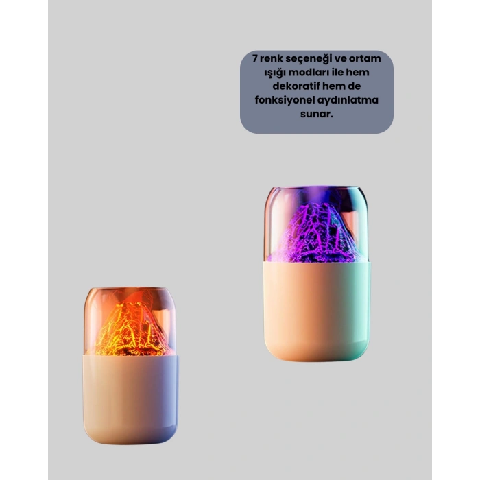 BFS Su Hazneli LED Işıklı Aromaterapi Difüzörü