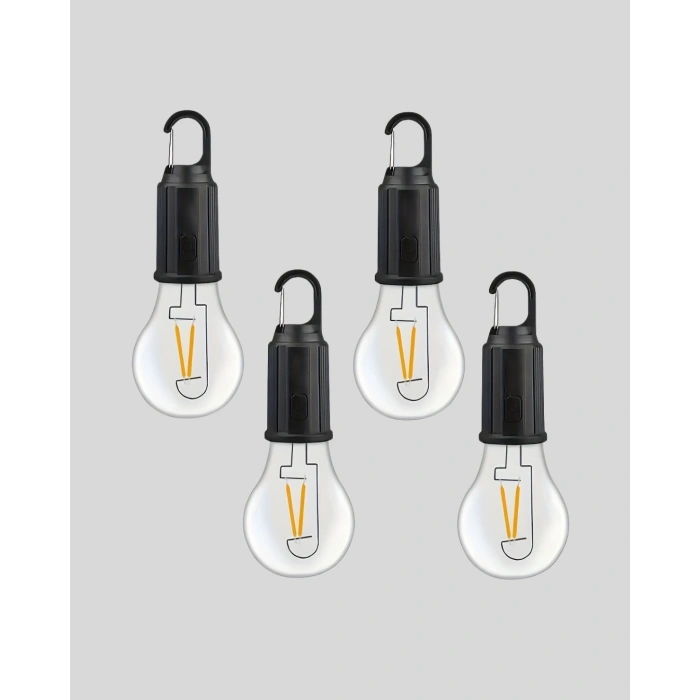 BFS Taşınabilir Şarjlı LED Kamp Lambası – Type-C Girişli ve Kancalı Tasarım