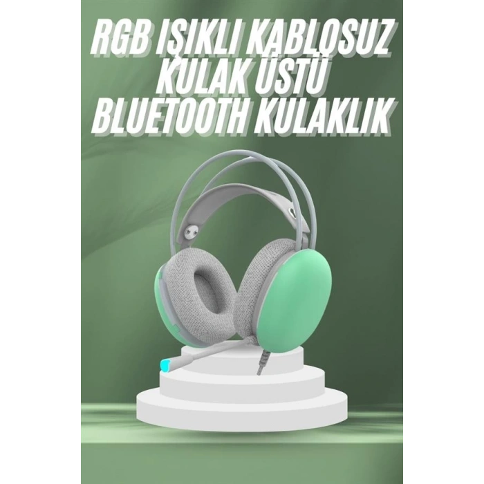 BFS Unısex Yüksek Ses Kaliteli Yumuşak Kılıflı Kablosuz Kulak Üstü Bluetooth Kulaklık