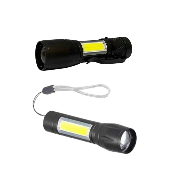 BFS Uzun Menzilli Şarjlı El Feneri Uzun Ömürlü Led Işık Lamba