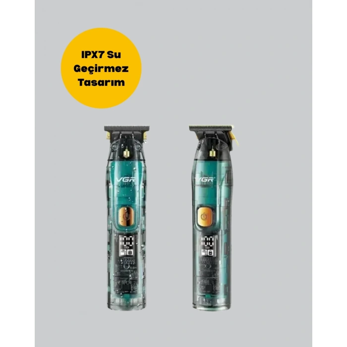 BFS VGR V-695 Saç ve Sakal Kesme Makinesi LED Ekranlı 5 Uzunluk Ayarı