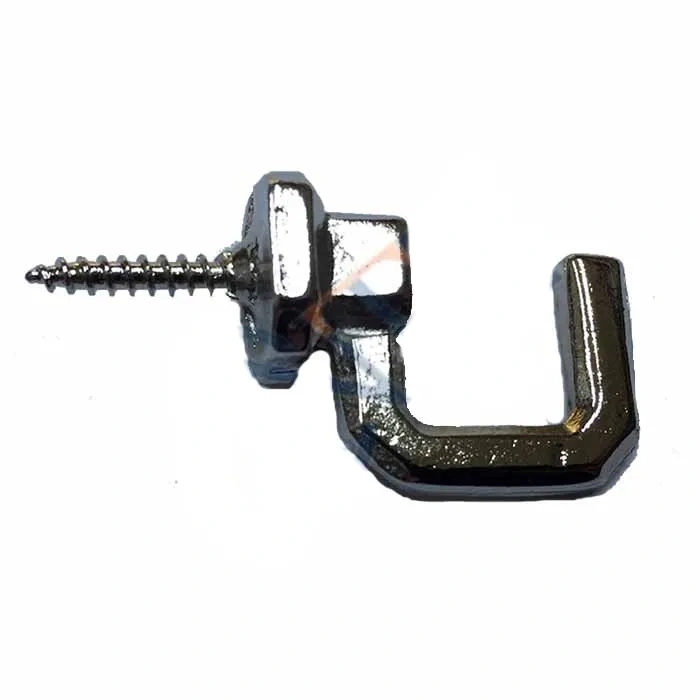 BFS Vidalı Kanca, Askı Büyük - 15x23mm, Nikel - 100 Adet