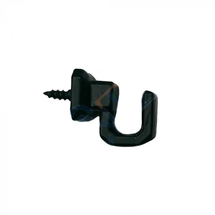 BFS Vidalı Kanca, Askı Küçük - 15x18mm, Siyah - 100 Adet