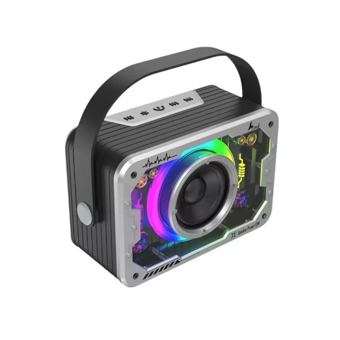 BFS Vtn-82 Taşınabilir Kablosuz Işıklı Bluetooth Hoparlör Ses Değiştirme Özellikli