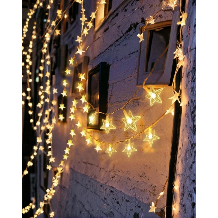 BFS Yıldız Led Işık 5 Metre Dekoratif Aydınlatma Günışığı