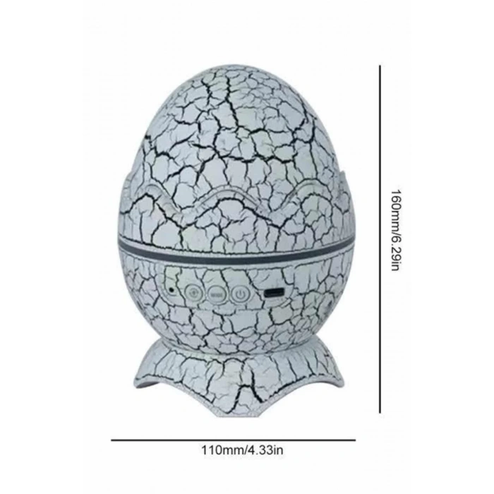 BFS Yumurta Görünümlü Masa ve Gece Lambası Renk Değiştirebilen Projektör