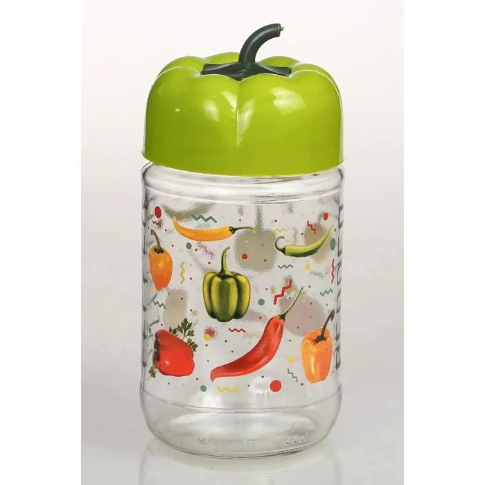 Biber Desenli Kavanoz 660 Cc Royaleks-BD660