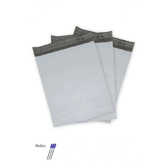Cepsiz Küçük Boy Kargo Poşeti 24x30+5 cm - 200 Adet (40+40=80 Mikron)