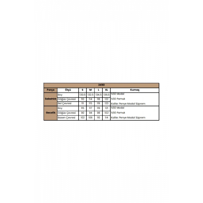 Çiçek ve Yaprak Desenli Dantelli ve Dekolteli Sabahlık Takımı