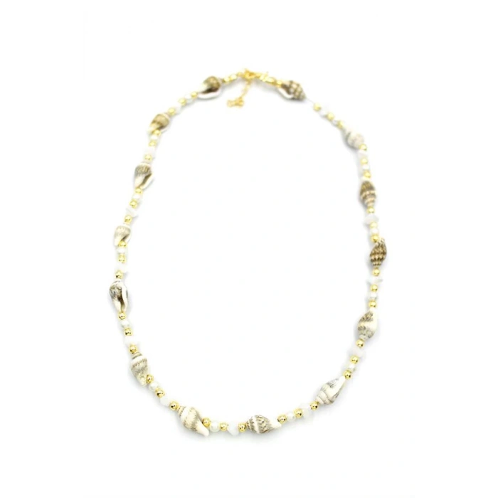 Deniz Kabuğu Kolye - Beyaz