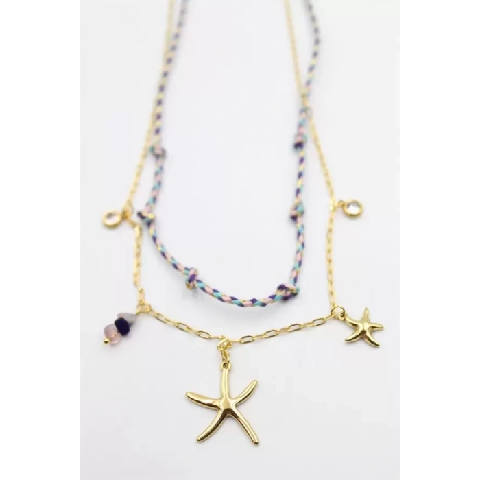Deniz Yıldızı Kolye - Altın