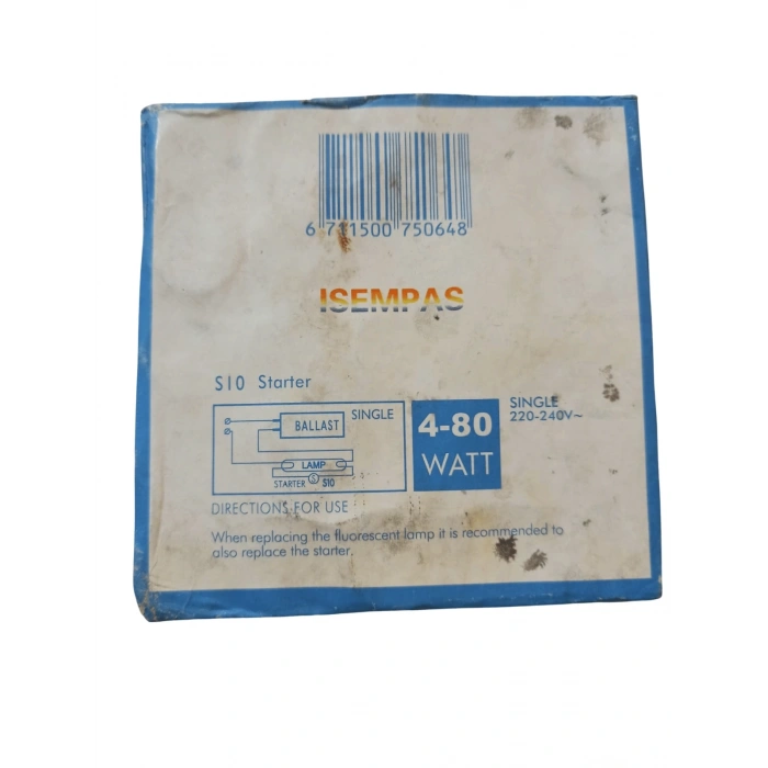 Floresan S10 Starter 220-240V 4-80 Watt 1 Paket (25 Adet)