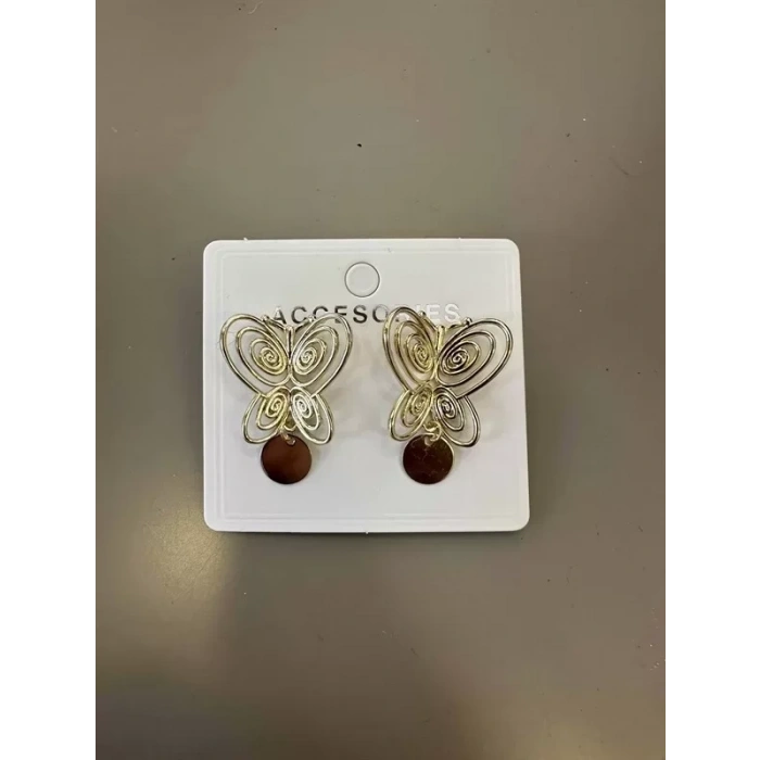 Füsün Küpe - Büyük - Altın