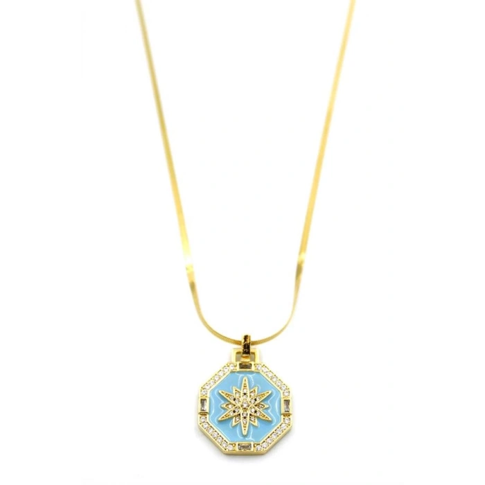 Güneş Kolye - Altın