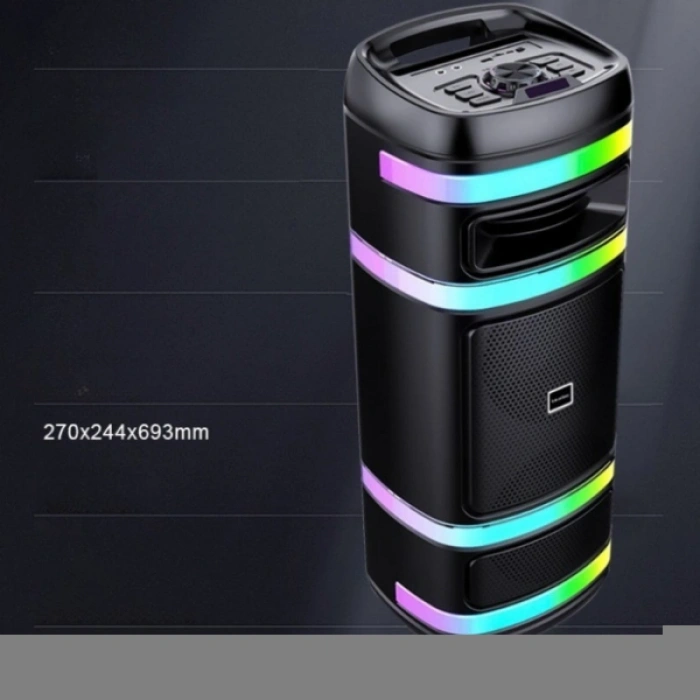 Kablosuz Mikrofonlu Hoparlör - Party Box Speaker