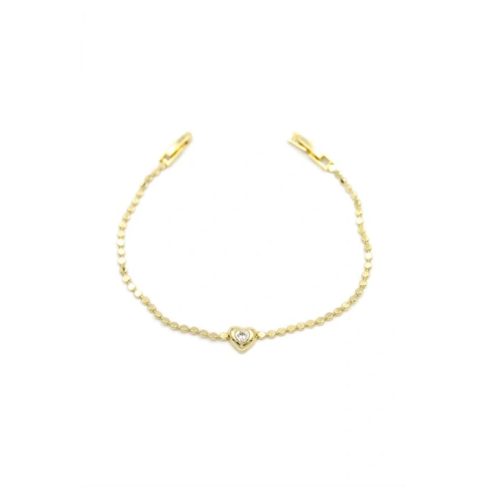 Kalp Bileklik - Altın