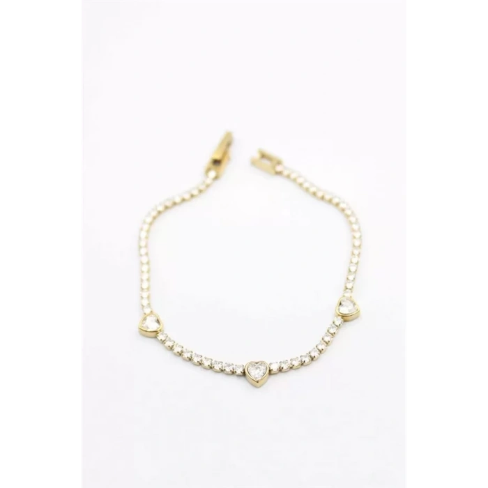 Kalp Bileklik - Altın
