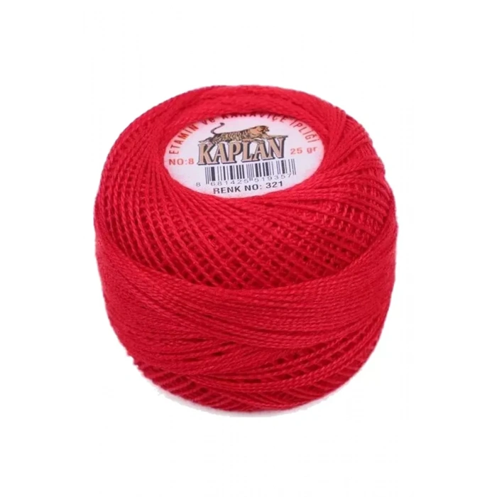 Kaplan Etamin Ve Kanaviçe İpi 8 No Kod/Renk: 321 - Royaleks