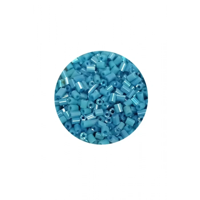 Kesme Cam Boncuk 2mm - 20 Gram - Camgöbeği Mavi -BNC347