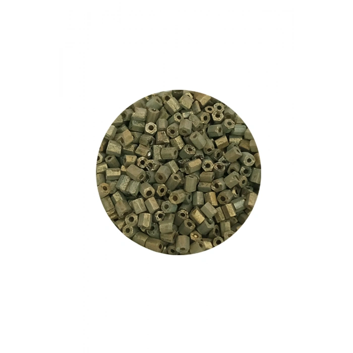 Kesme Cam Boncuk 2mm - 60 Gram - Mat Asker Yeşili - BNC365