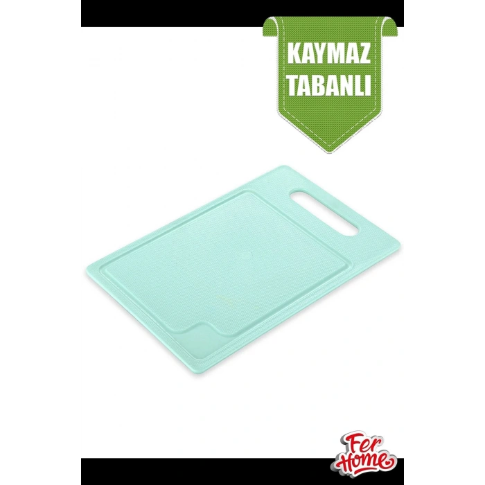 Kesme Tahtası Kaydırmaz Plastik Kesme Sunum Tahtası Pratik Kesim Panosu 160x245 Mm Royaleks-FR-107